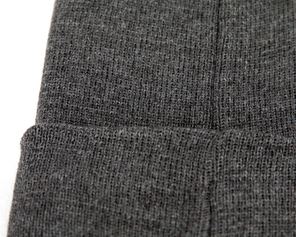 Warm European made dark grey beanie-2