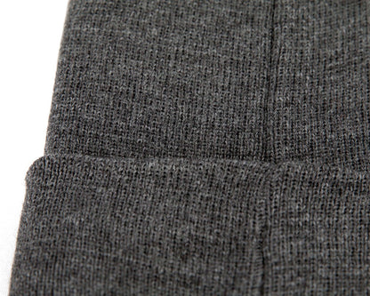 Warm European made dark grey beanie-2
