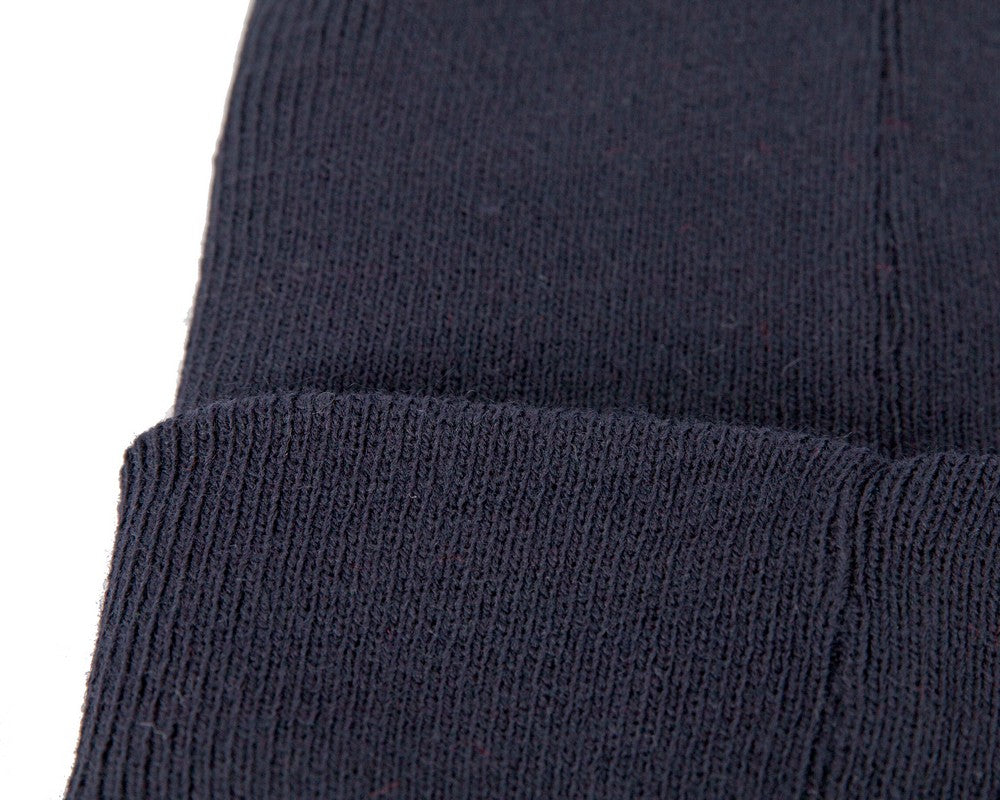 Warm European made navy beanie-2