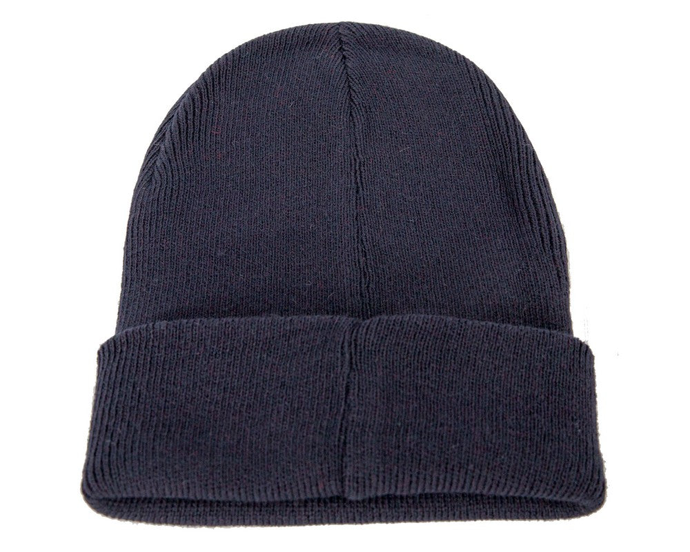 Warm European made navy beanie-1