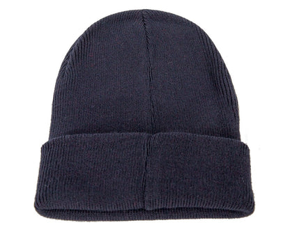 Warm European made navy beanie-1