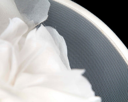 White custom made fascinator hat-3