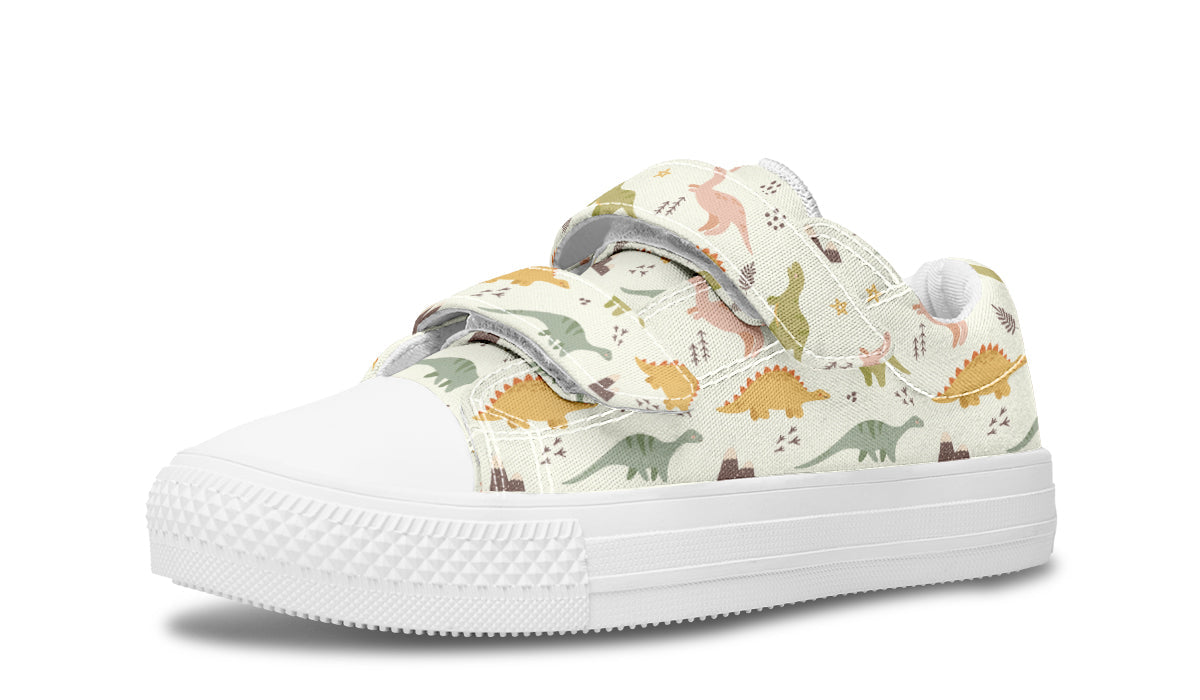 Kids Shoes Low Tops Dinosaurs-1
