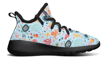 Kids Shoes Sneakers Sea Animals-3