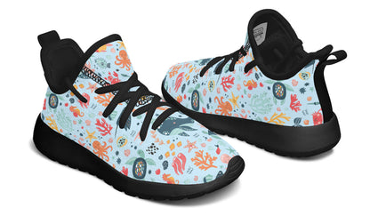 Kids Shoes Sneakers Sea Animals-4