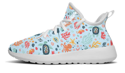 Kids Shoes Sneakers Sea Animals-5