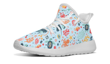 Kids Shoes Sneakers Sea Animals-1