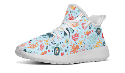 Kids Shoes Sneakers Sea Animals-1