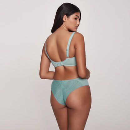 Sheer Embroidery Balconette Bra Laurel-3