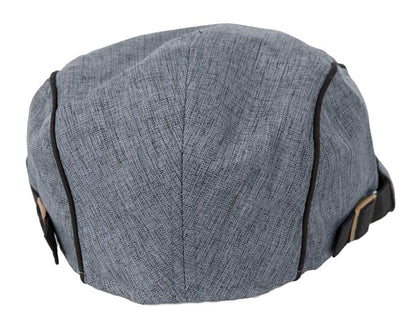 Soft denim flat cap by Max Alexander-4