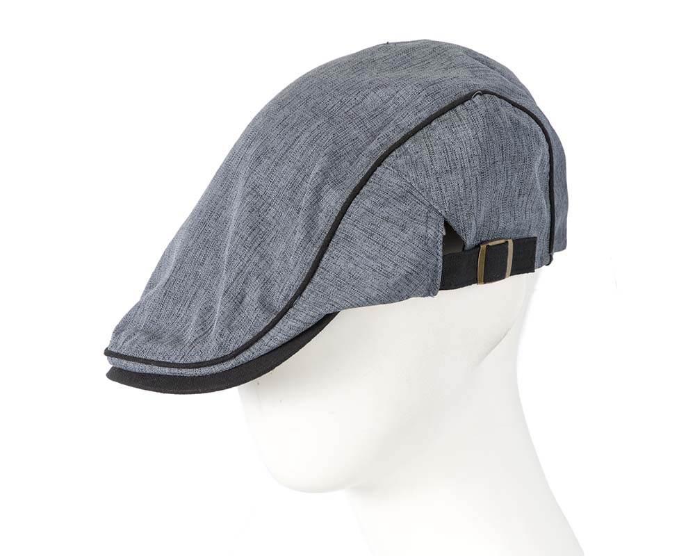 Soft denim flat cap by Max Alexander-0