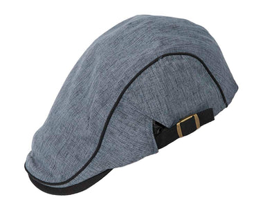 Soft denim flat cap by Max Alexander-1