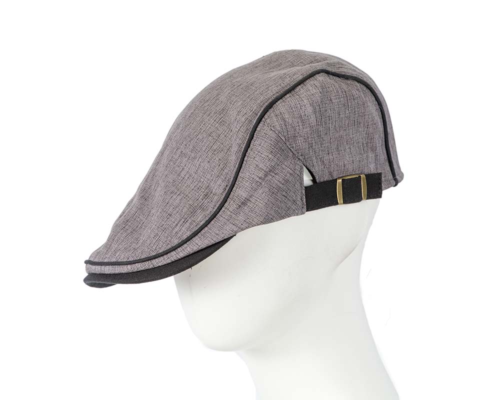 Soft grey flat cap by Max Alexander-0