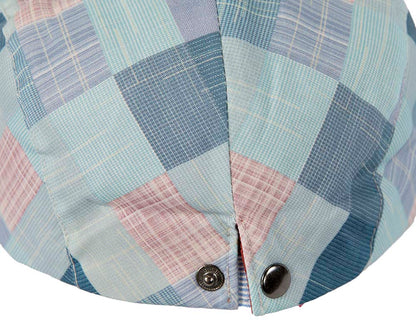 Soft patchwork flat cap by Max Alexander M131BL