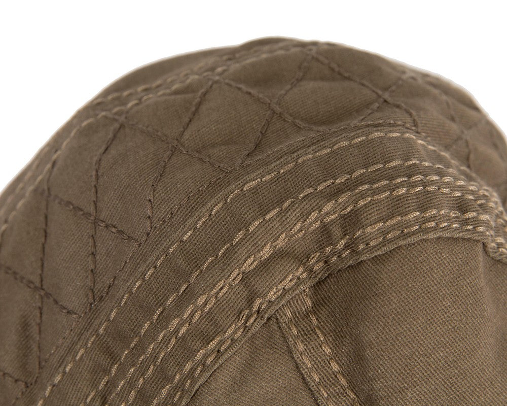 Khaki flat cap by Max Alexander-4