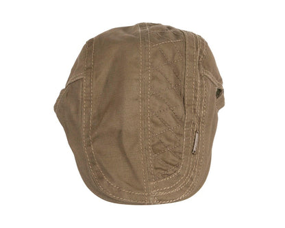 Khaki flat cap by Max Alexander-3