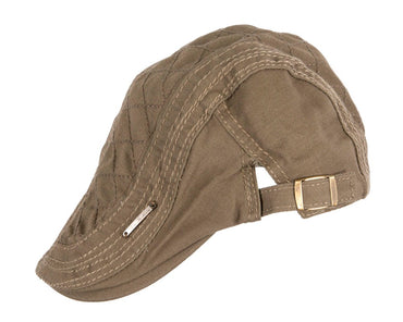 Khaki flat cap by Max Alexander-1