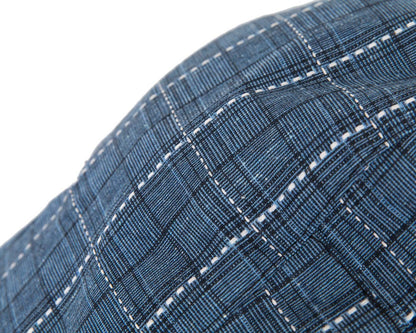 Denim tweed flat cap by Max Alexander-3