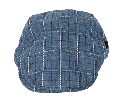 Denim tweed flat cap by Max Alexander-2