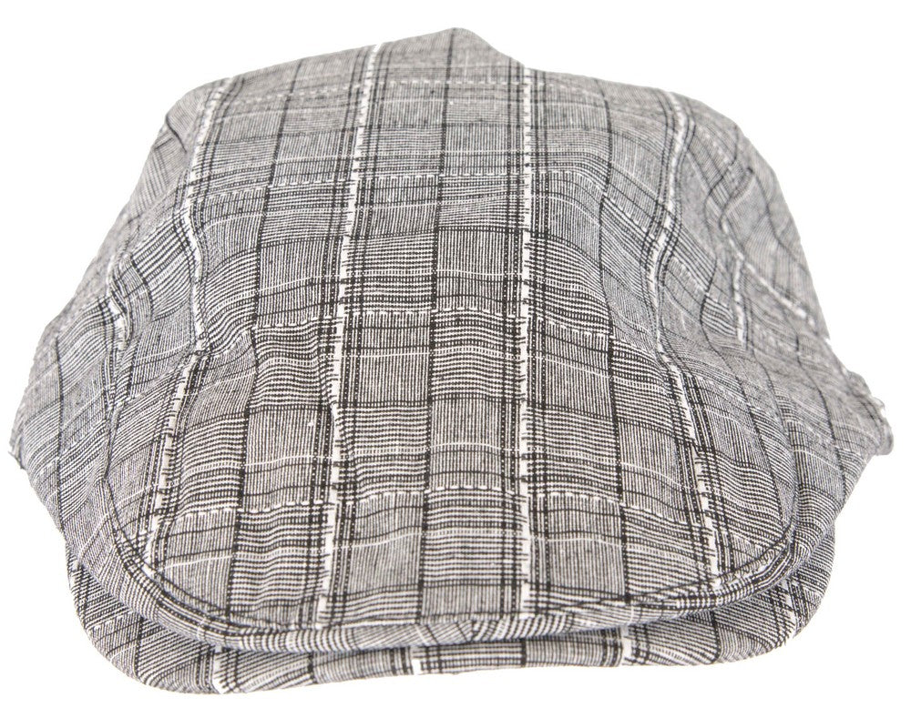 Beige grey flat cap by Max Alexander