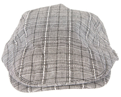 Beige grey flat cap by Max Alexander