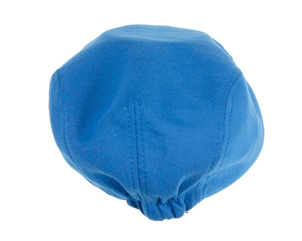 Soft blue flat cap by Max Alexander