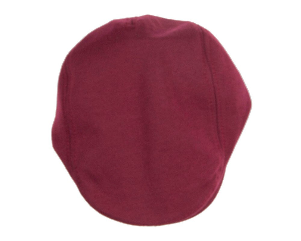 Soft burgundy flat cap by Max Alexander-2