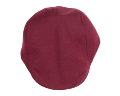 Soft burgundy flat cap by Max Alexander-2