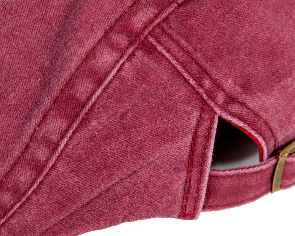 Red flat cap by Max Alexander-3