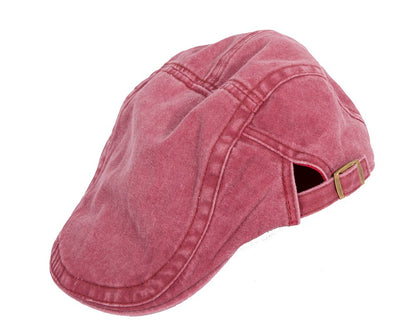 Red flat cap by Max Alexander-1