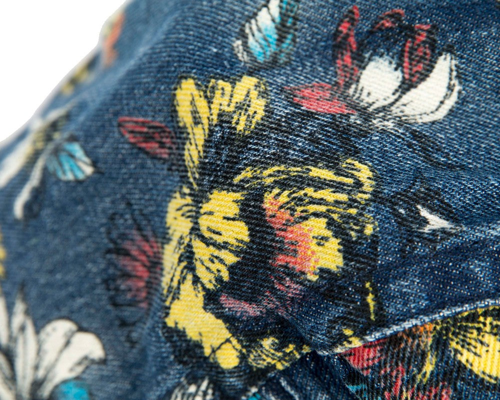 Classic denim flat cap with print by Max Alexander M148DBL-3