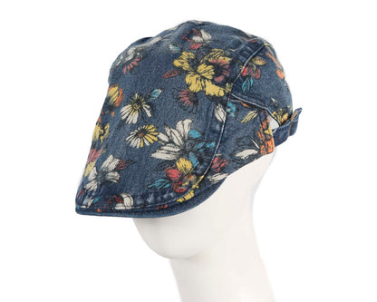 Classic denim flat cap with print by Max Alexander M148DBL-0