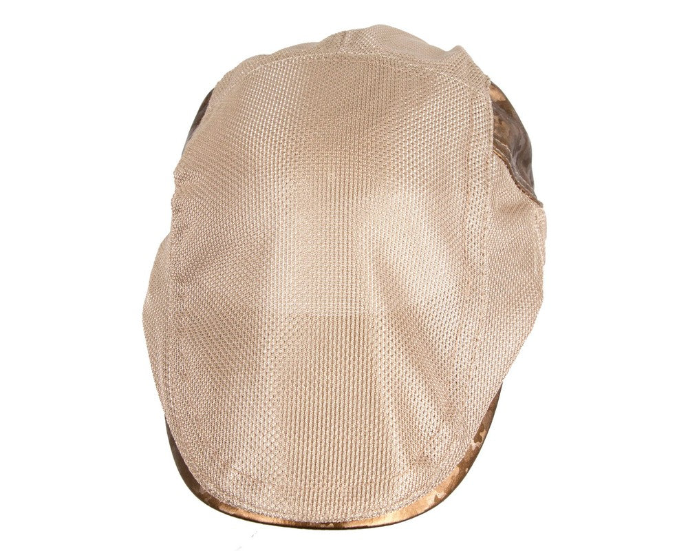 Mesh summer flat cap by Max Alexander M151GLD-2