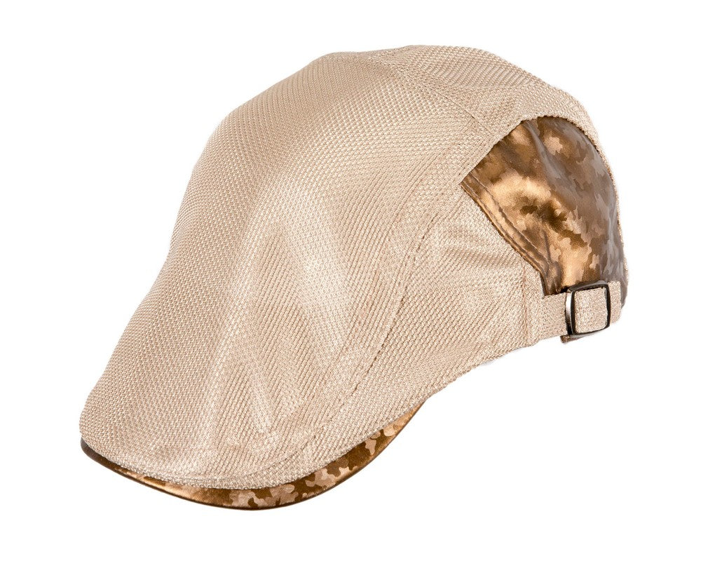 Mesh summer flat cap by Max Alexander M151GLD-1