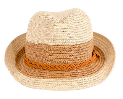 Multicolor Short Brim Fedora Hat M175BR
