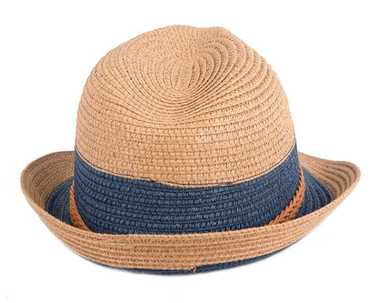 Multicolor Short Brim Fedora Hat M175N-5