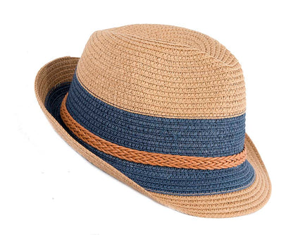 Multicolor Short Brim Fedora Hat M175N-2
