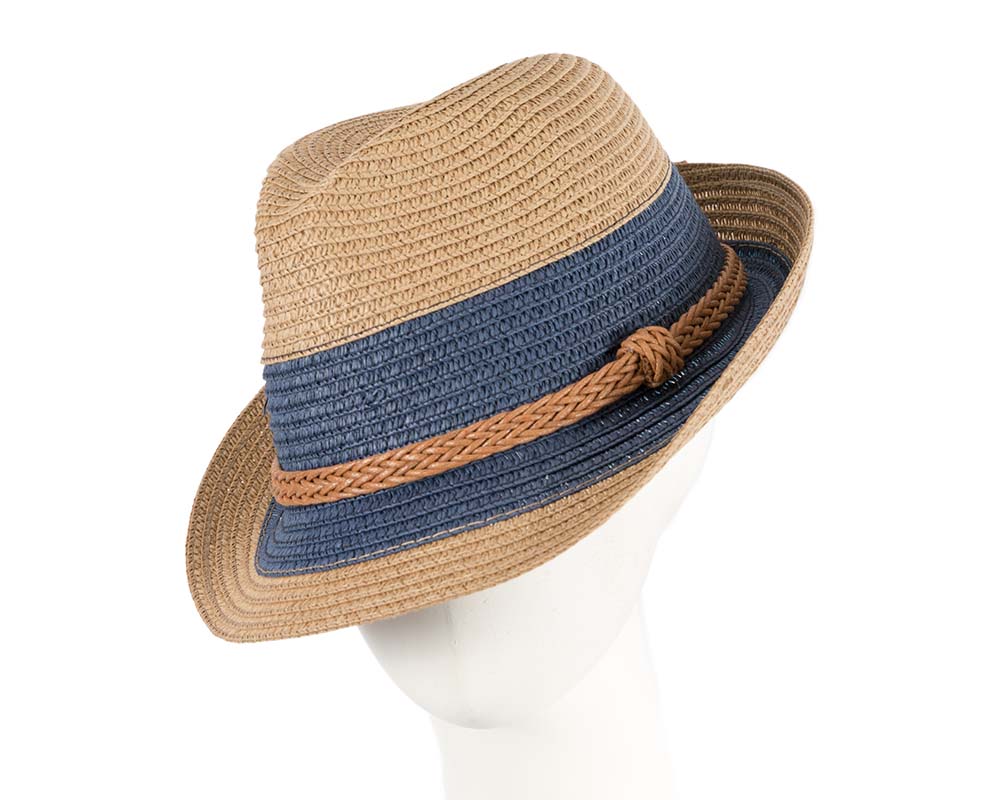 Multicolor Short Brim Fedora Hat M175N-0