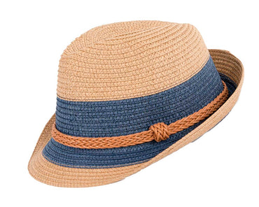 Multicolor Short Brim Fedora Hat M175N-1