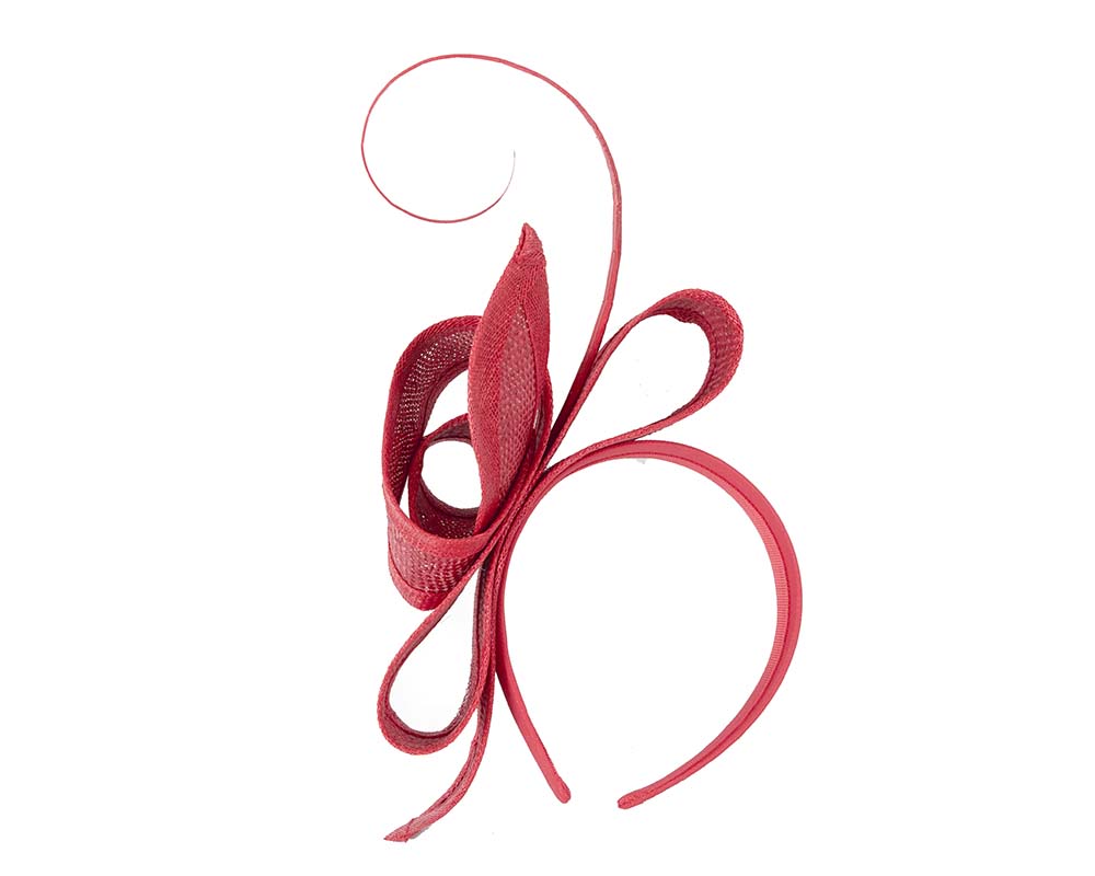 Red bow Max Alexander fascinator by Max Alexander-3