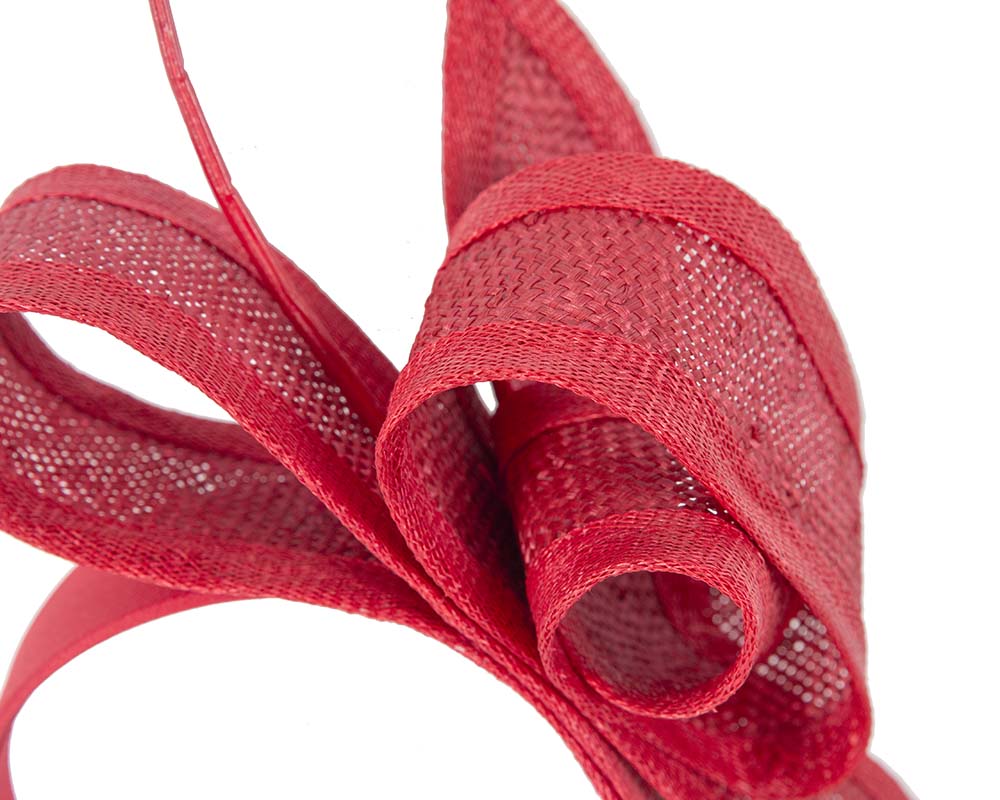 Red bow Max Alexander fascinator by Max Alexander-2