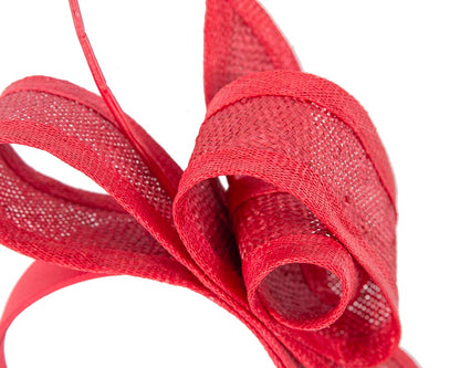 Red bow Max Alexander fascinator by Max Alexander-2