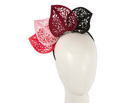Modern multi-color racing fascinator by Max Alexander-0