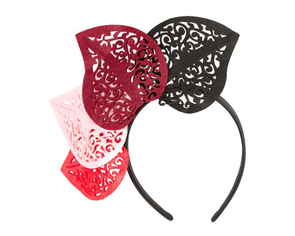 Modern multi-color racing fascinator by Max Alexander-1