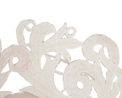 Modern ivory crown racing fascinator by Max Alexander-2