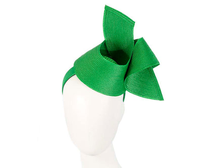 Modern green fascinator by Max Alexander-0