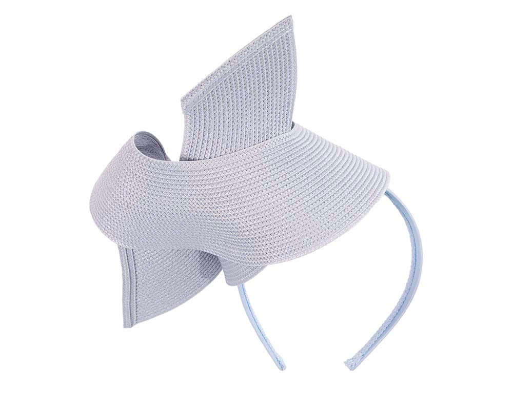 Modern light blue fascinator by Max Alexander-5