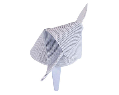 Modern light blue fascinator by Max Alexander-2
