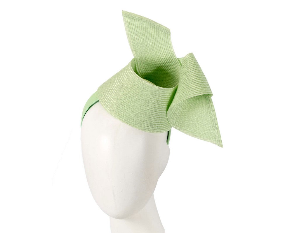 Modern lime fascinator by Max Alexander