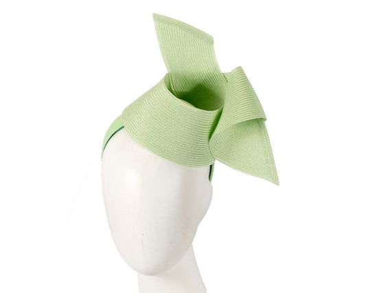 Modern lime fascinator by Max Alexander